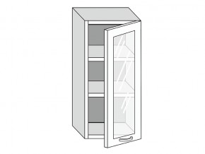 19.40.3 Шкаф настенный (h=913) на 400мм с 1-ой стекл. дверцей в Богдановиче - bogdanovich.магазин96.com | фото
