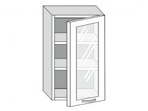 19.50.3 Шкаф настенный (h=913) на 500мм с 1-ой стекл. дверцей в Богдановиче - bogdanovich.магазин96.com | фото