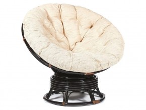 Кресло-качалка Papasan w 23/01 B с подушкой Antique brown, ткань Старт в Богдановиче - bogdanovich.магазин96.com | фото