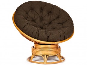 Кресло-качалка Papasan w 23/01 B с подушкой Honey, ткань Коричневый в Богдановиче - bogdanovich.магазин96.com | фото