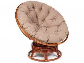 Кресло-качалка Papasan w 23/01 B с подушкой Pecan, экошерсть Коричневый в Богдановиче - bogdanovich.магазин96.com | фото