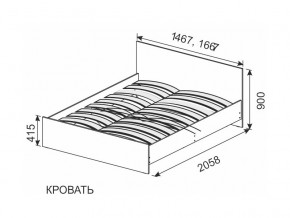 Кровать 1600х2000 ортопедическое основание в Богдановиче - bogdanovich.магазин96.com | фото