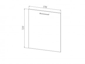 П 60 Комплект для посудомоечной машины 600 мм (цоколь + фасад) ЛДСП в Богдановиче - bogdanovich.магазин96.com | фото